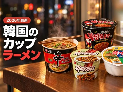 【2026年最新】韓国のカップラーメンおすすめ|辛さ別の人気10選と、韓国人のアレンジ(プルダック・チャパグリ)