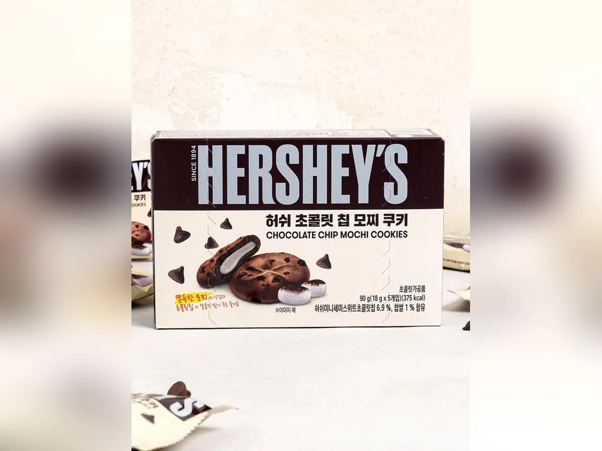ハーシーのチョコチップ もちクッキーの箱