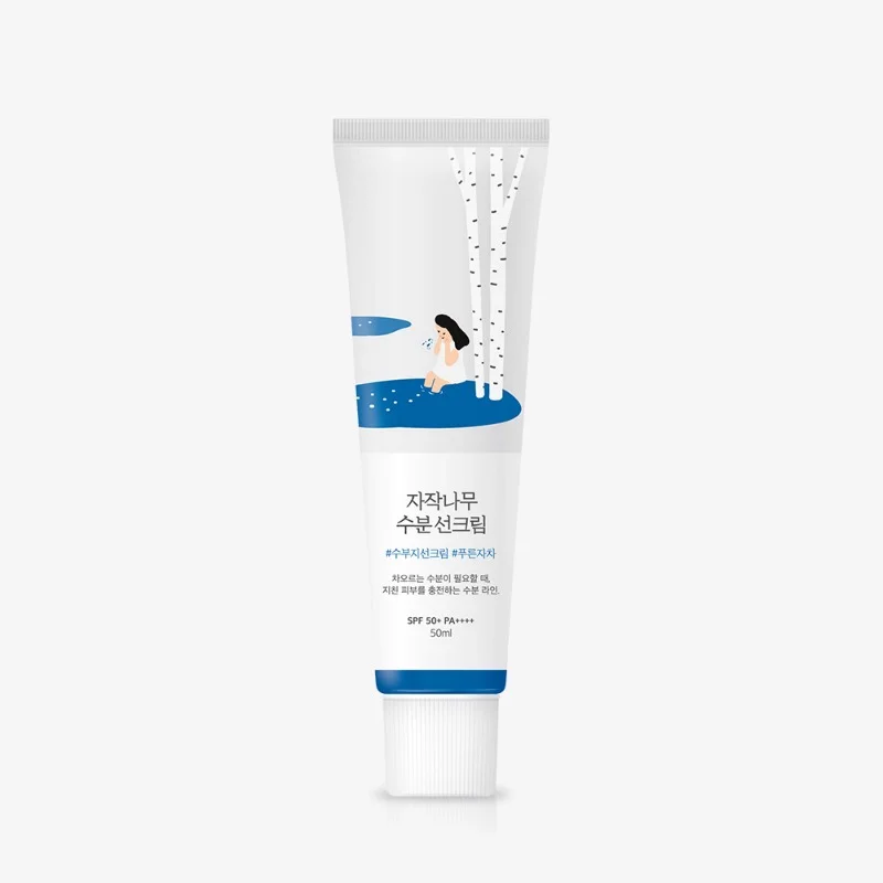ラウンドラボの白樺水分サンクリーム(자작나무 수분 선크림)50ml