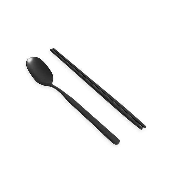 黒いスプーンと箸のブラックエディション