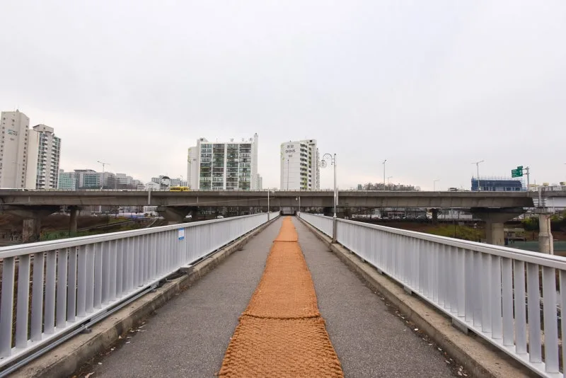 今の龍踏駅前の歩道橋