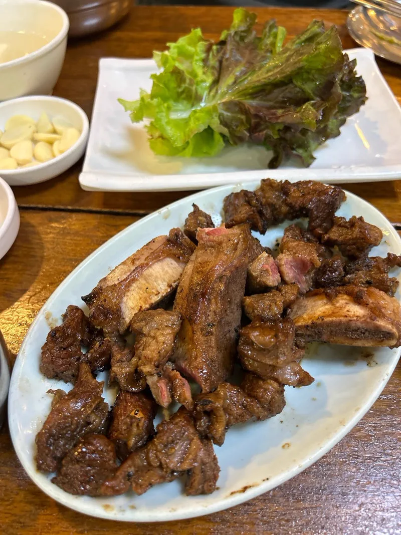朝鮮屋のヤンニョムカルビ