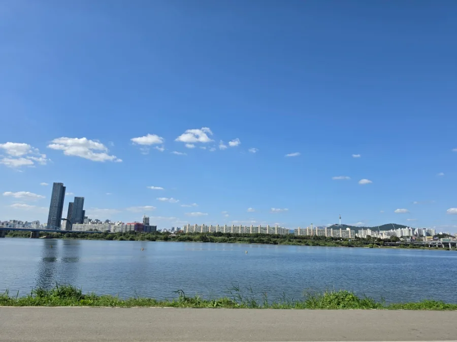 盤浦漢江公園 — 青空の下に広がる漢江