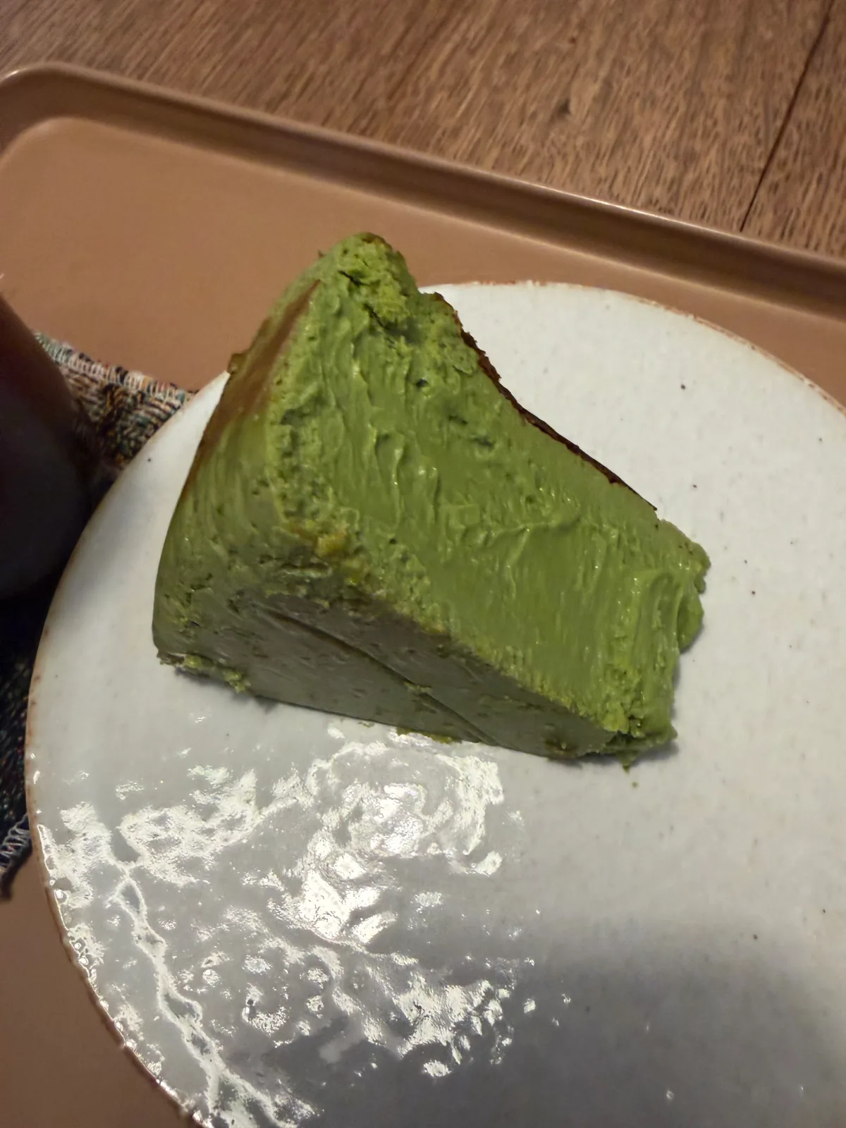 抹茶バスクチーズケーキ