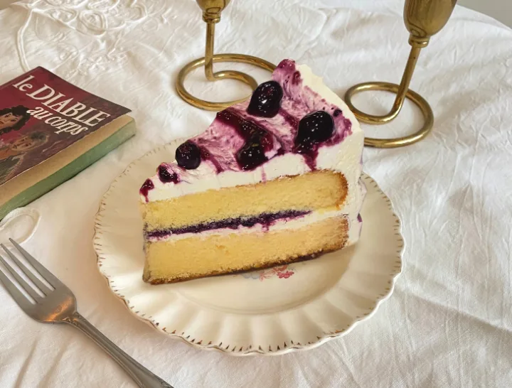 ブルーベリー・クリームチーズサンドケーキ