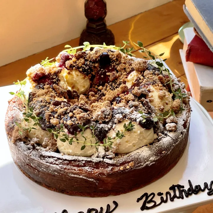 ブルーベリーチーズケーキ