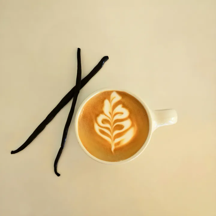 バニラビーンズラテ