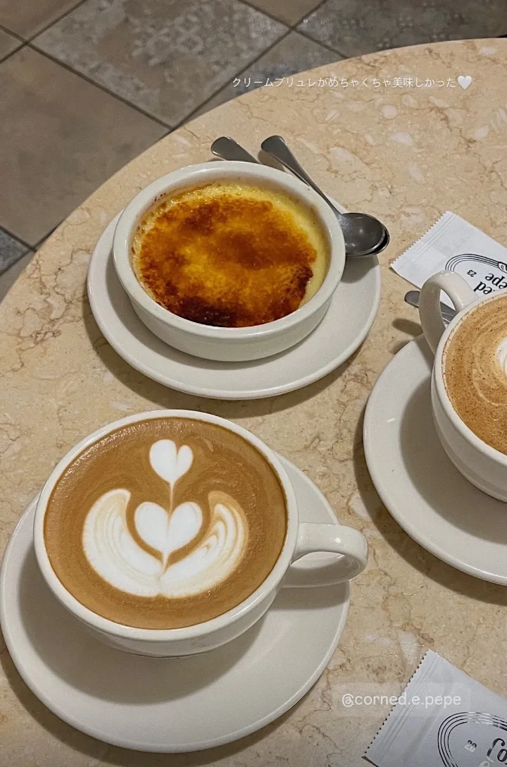 バニラビーンズラテ