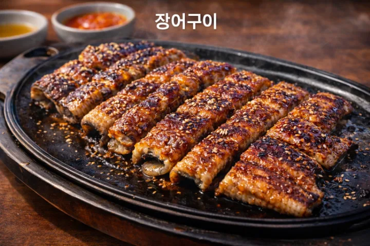 甘辛だれのアナゴ焼き
