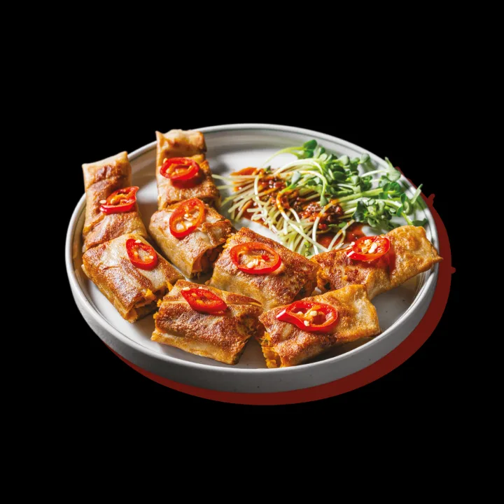 トッケビのそば粉春巻き