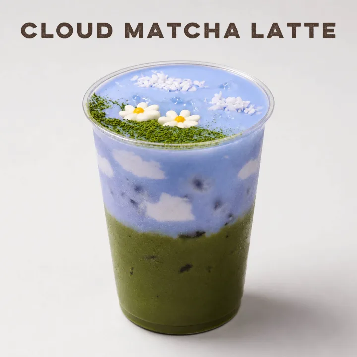クラウド抹茶ラテ