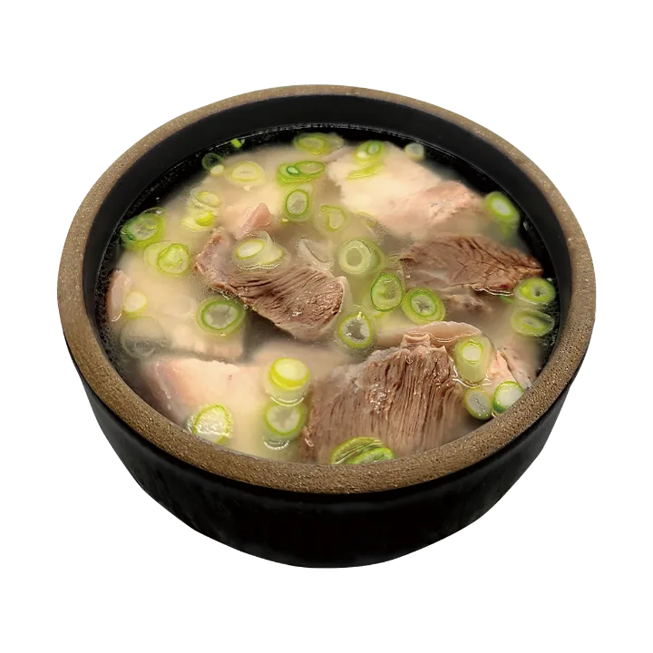 釜山式デジクッパ（澄んだスープ）