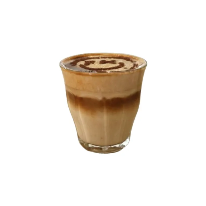 笑顔模様のクリームコーヒー