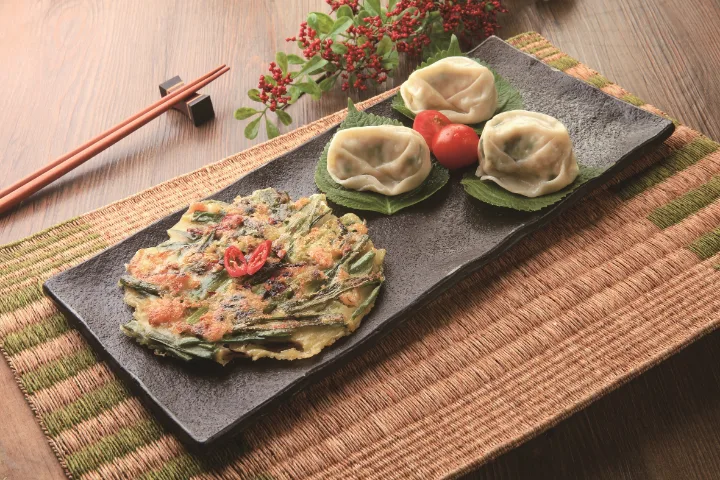 海鮮パジョン定食