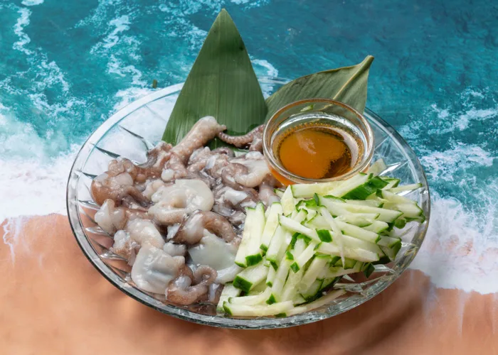 テナガダコの刺身