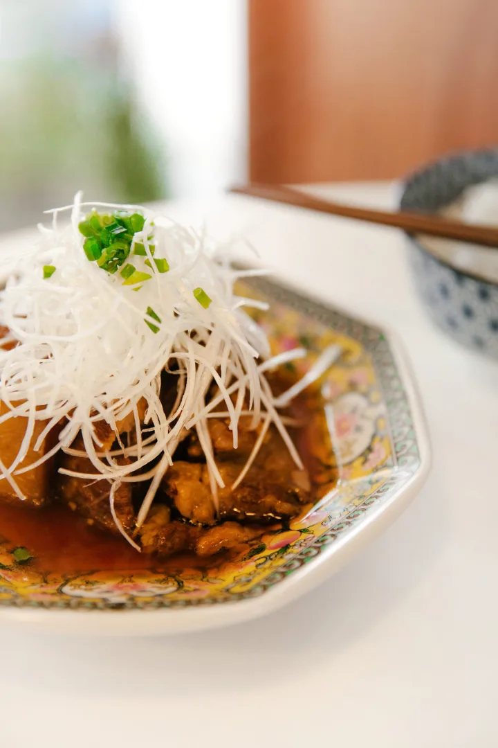 豚の角煮定食