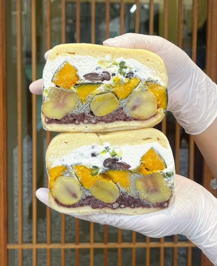 いも類と豆のサンド