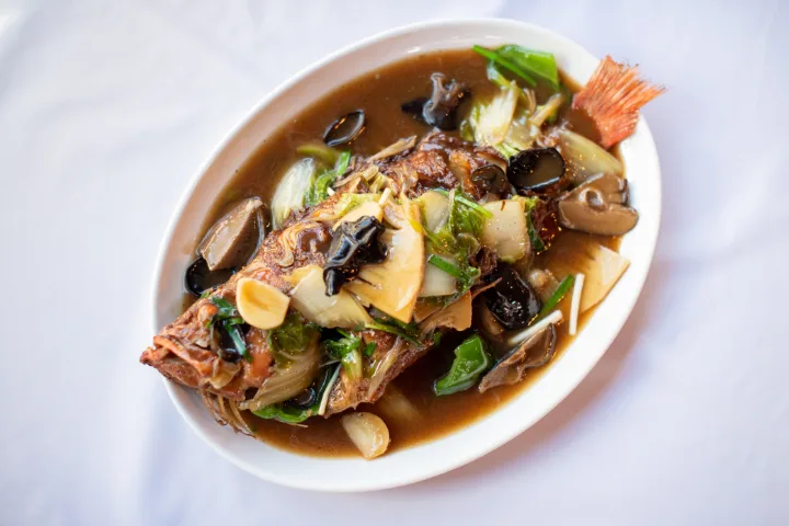 魚の醤油煮込み