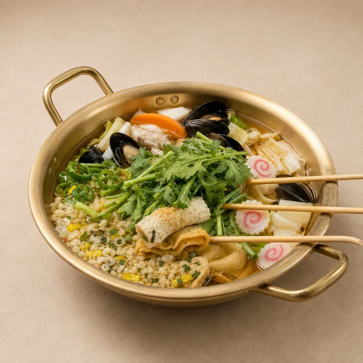 韓国おでん盛り合わせスープ