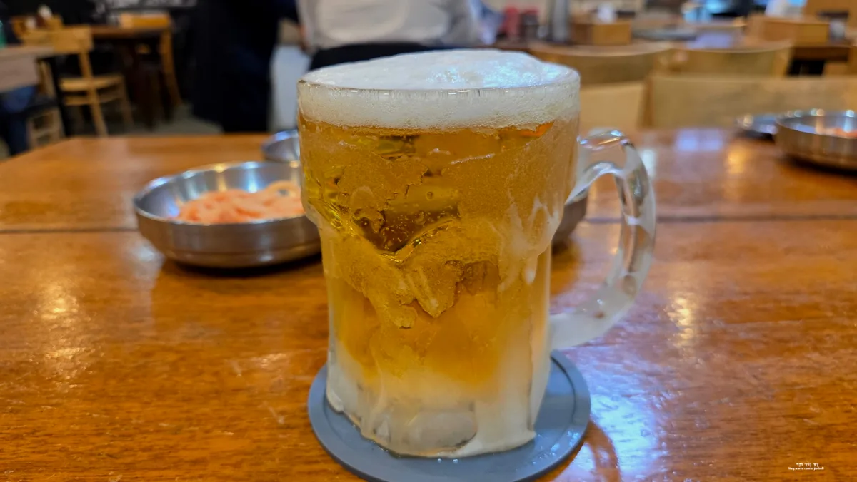 凍らせたジョッキの生ビール