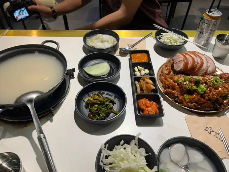 チョッパルと餅入りスープ