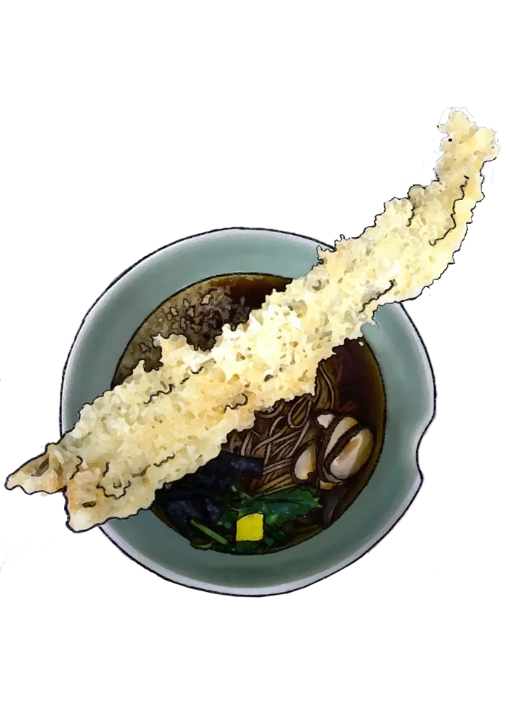 穴子温そば