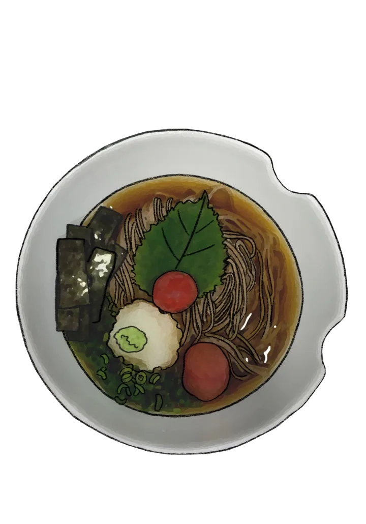 梅干し冷そば
