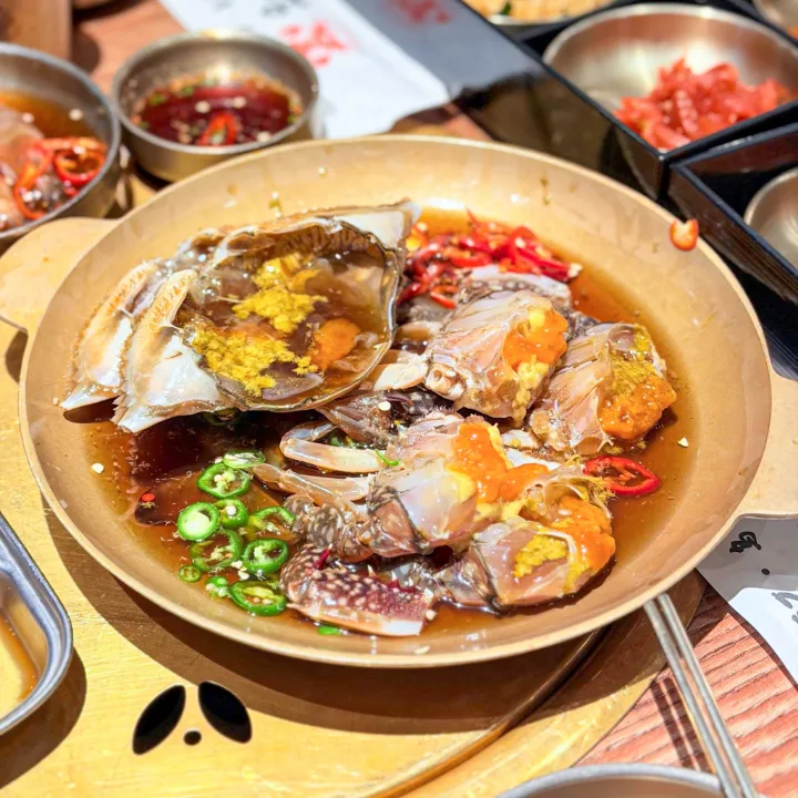 カンジャンケジャン定食 MSサイズ（約200g・カニ5杯＋ご飯4杯）