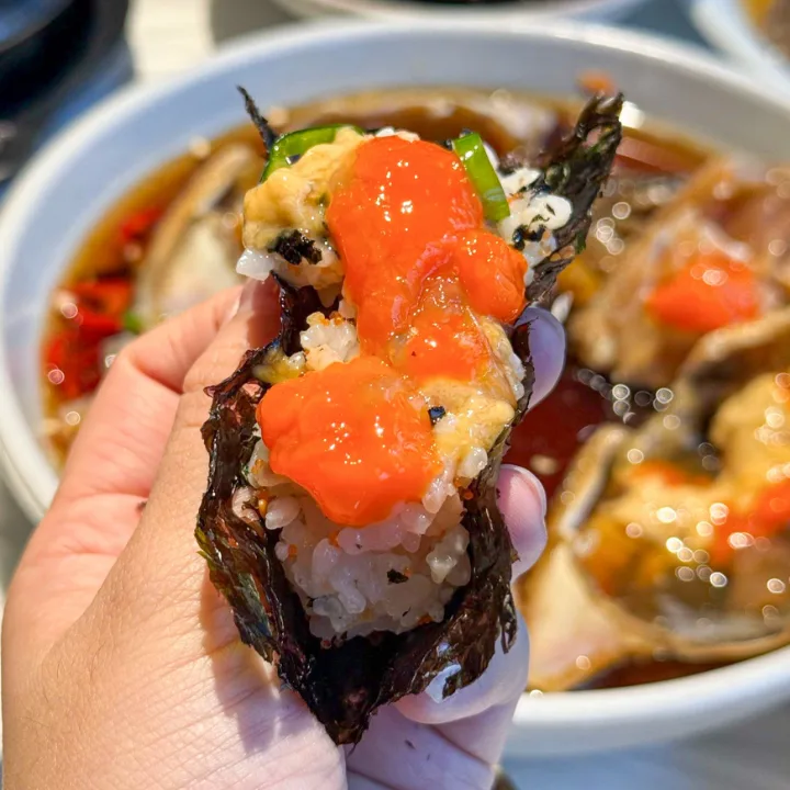 カンジャンケジャン定食 MSサイズ（約200g・カニ6杯＋ご飯4杯）