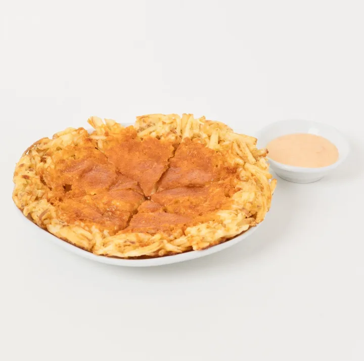 カリカリのチーズ入りジャガイモチヂミ