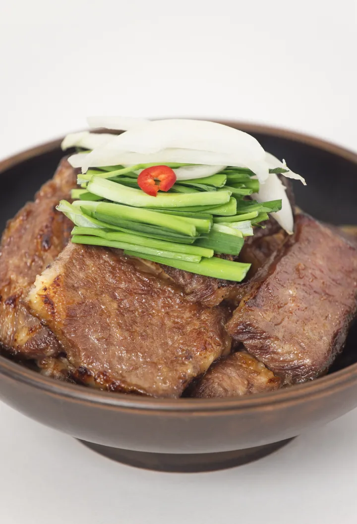 ブラックアンガス牛のLAカルビ焼き