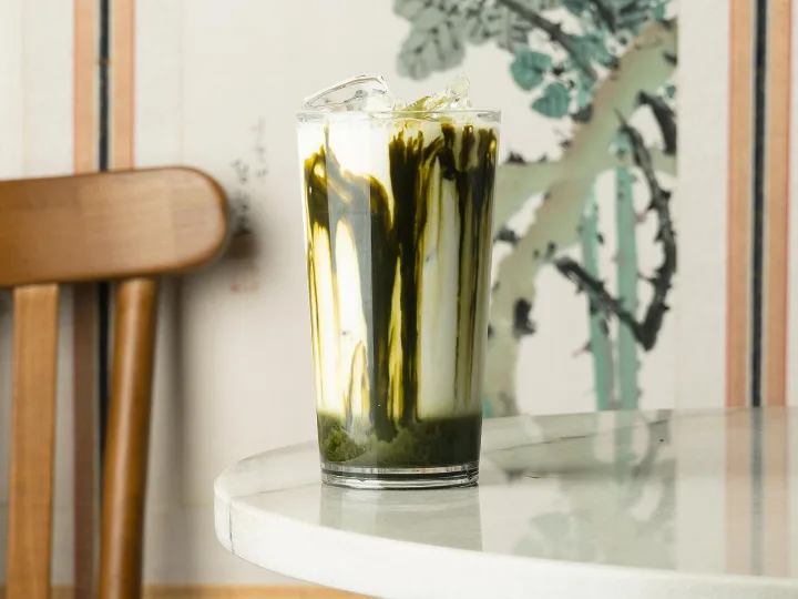 済州抹茶ラテ