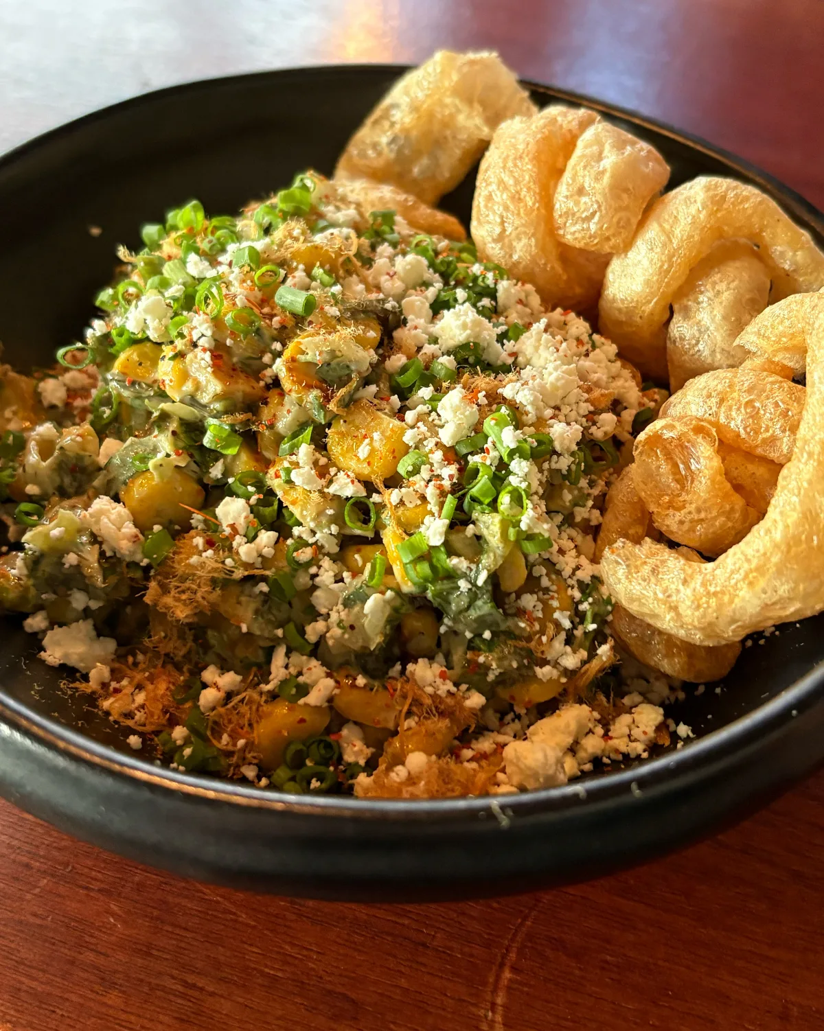 香味野菜とチーズのトウモロコシ