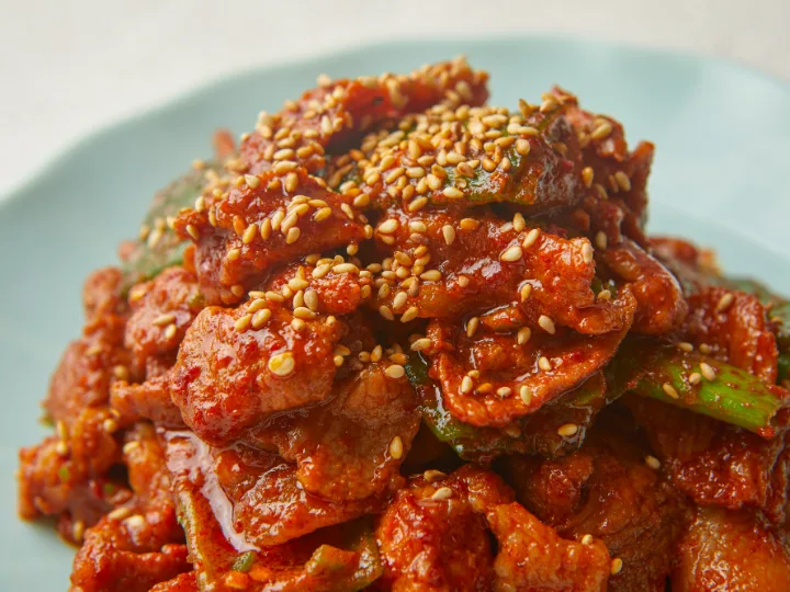 豚肉の辛味炒め