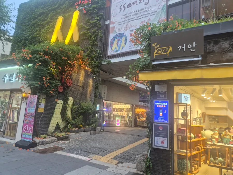花咲くサムジギル入口