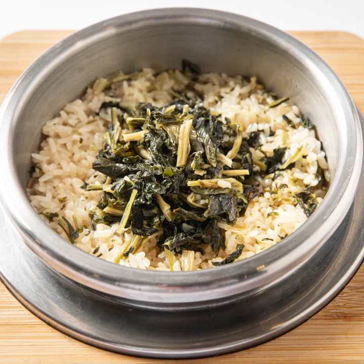 菜の花の釜飯