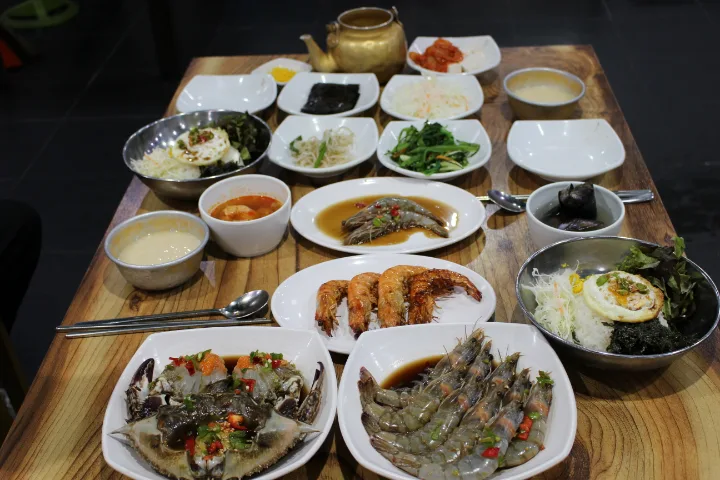 海老の醤油漬け定食（1人前）