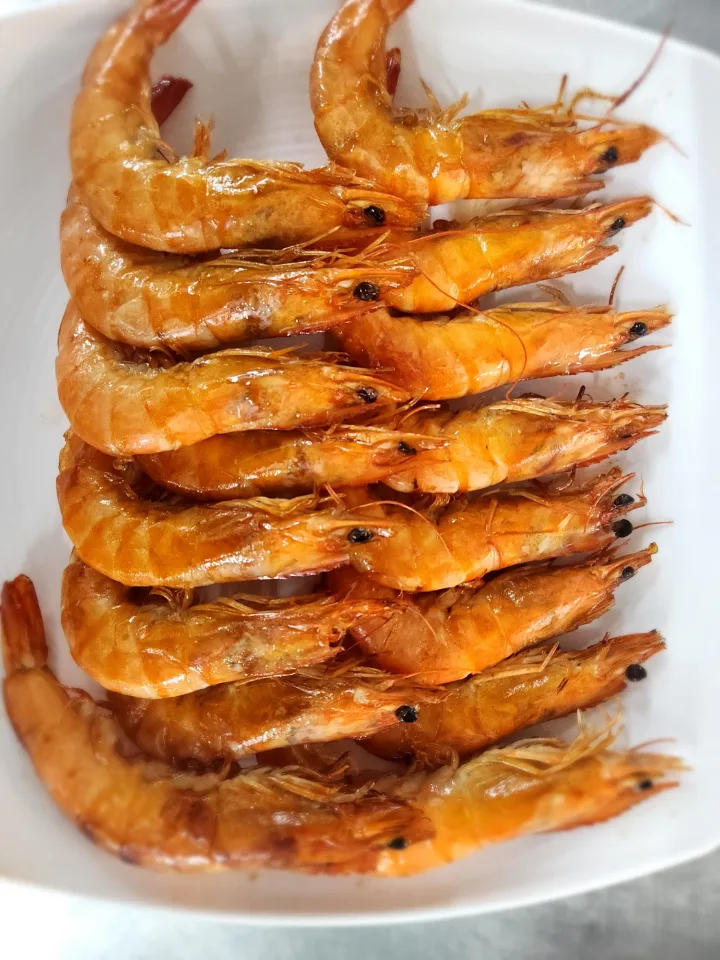 海老の塩焼き