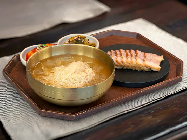 全羅道式砂糖麺とポッサム