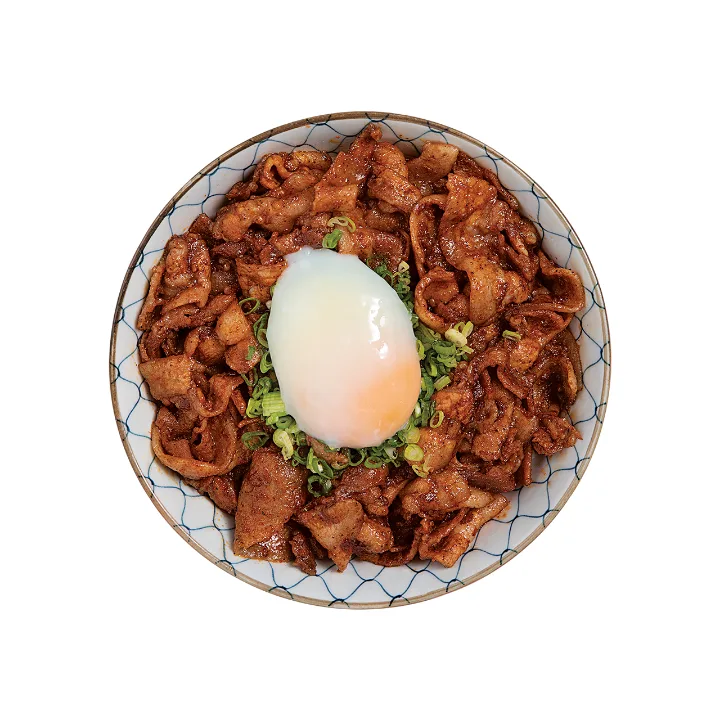ピリ辛肉丼