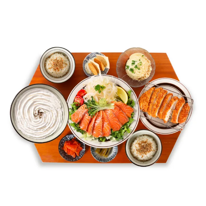 トッキ定食・サーモン（2人前）