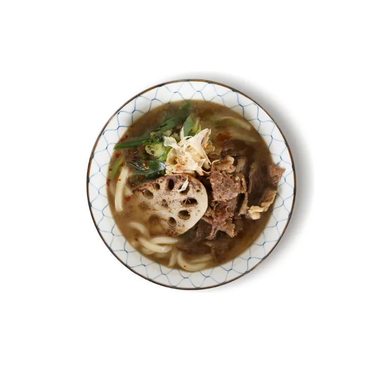牛肉と長ねぎのうどん