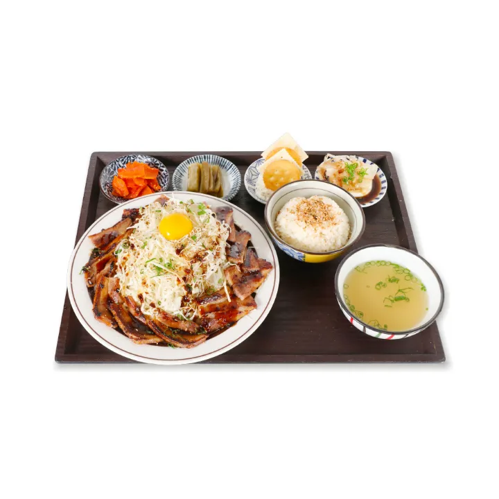 チャーシュー定食