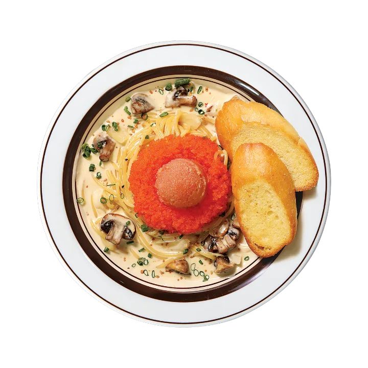 明太子クリームパスタ