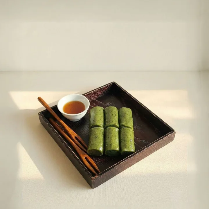 よもぎカレトクと米飴
