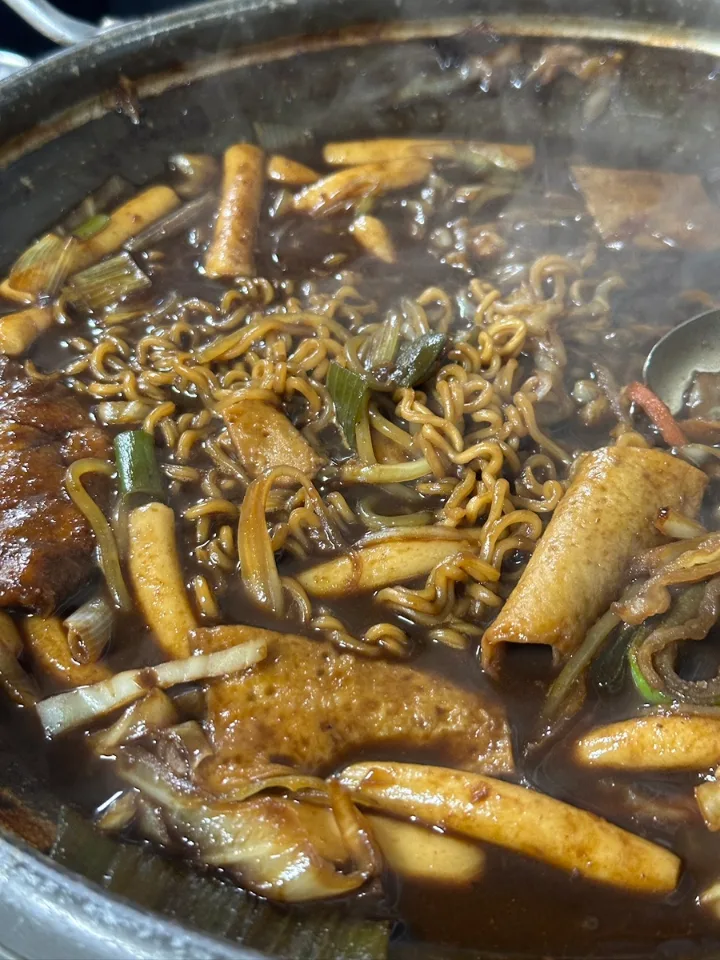 ジャージャー麺風トッポギ