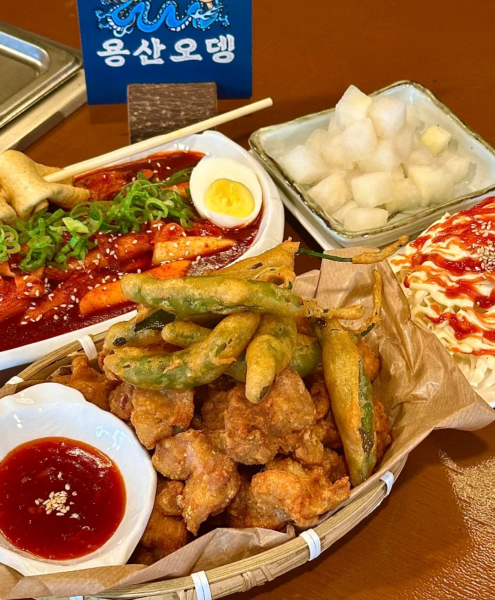 カリフォルニアチキン＋トッポギセット