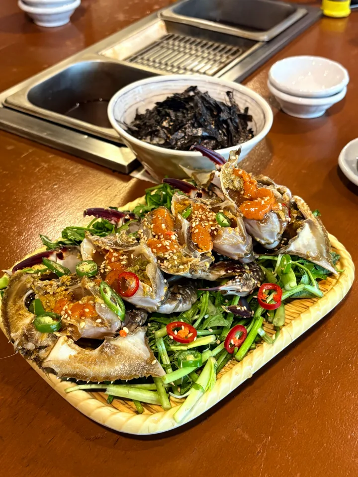 卵入りカンジャンケジャン＋混ぜご飯