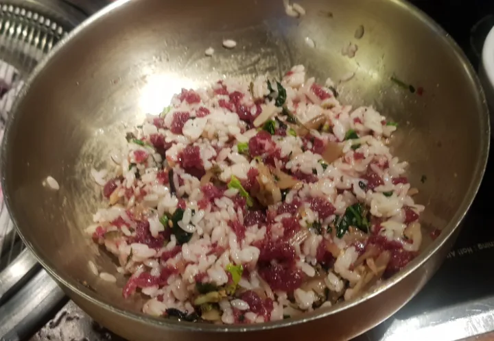 ごま油ユッケビビンバ定食（ランチ）